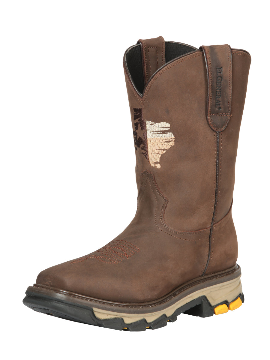 El General Rodeo Work Boot - Brown 44696