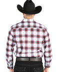 El General - Casual Long Sleeve Shirt -  Black/Red 44701