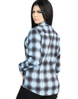 El General  -  Casual Long-Sleeve Shirt  - Black/Beige 44719