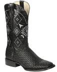 El General Men’s Petatillo Crazy Black Rodeo Boots 44884