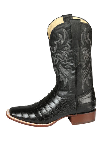 El General Rodeo - Printed Alligator leather boots - Black 44938