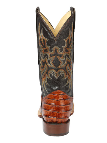 El General Rodeo - Printed Alligator leather boots - Cogñac 44939