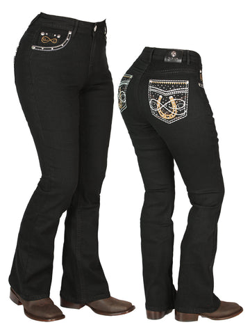 Womens Black Centenario Jeans 44960