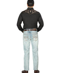 Centenario Bootcut Denim Jeans - Light Blue 44975