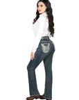 Centenario Bootcut Denim Jeans - Dark Blue 45029