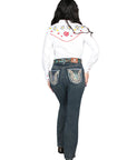 Centenario Bootcut Denim Jeans - Dark Blue 45029