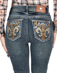 Centenario Bootcut Denim Jeans - Dark Blue 45031