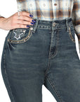 Centenario Bootcut Denim Jeans - Dark Blue 45032