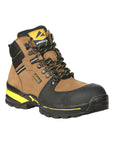 Procliff Men’s Work Shoes with Laces and Toe Cap - Nobuck Maple 45286