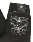 Centenario Hip-Up Bootcut Denim Jeans - Black 45319