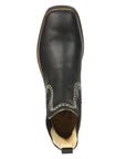 El General Men’s Leather Ankle Boots - Black 45420