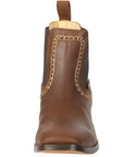 El General Men’s Leather Ankle Boots - Brown 45421