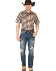 Centenario Men’s Bootcut Jeans - Dark Blue 45534