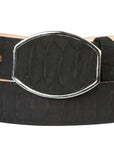 Men’s Western Belt El General Imitation Python - Black 45569