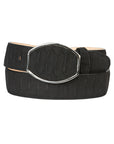 Men’s Western Belt El General Imitation Python - Black 45569
