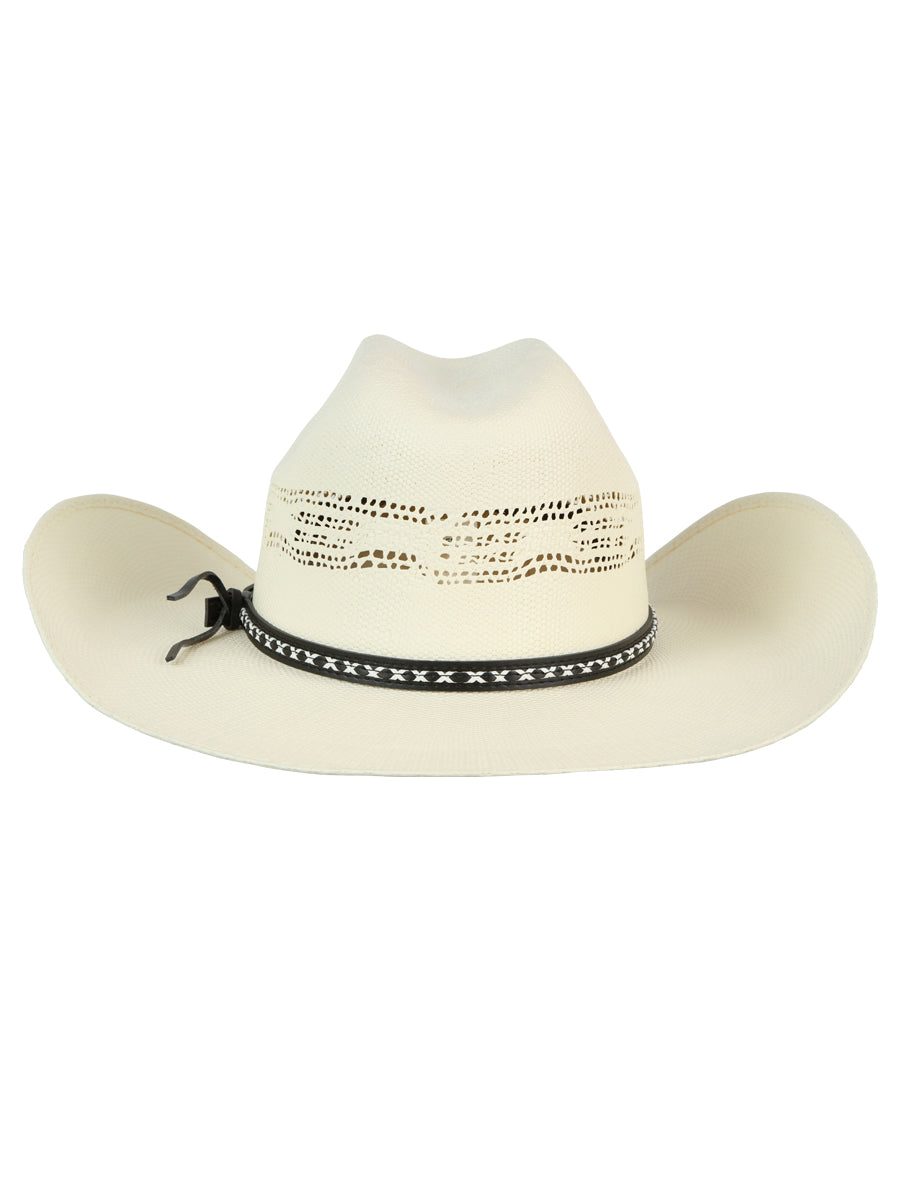 Men&#39;s El General 20X Palm Straw Western Hat - Bangora Toro 45763