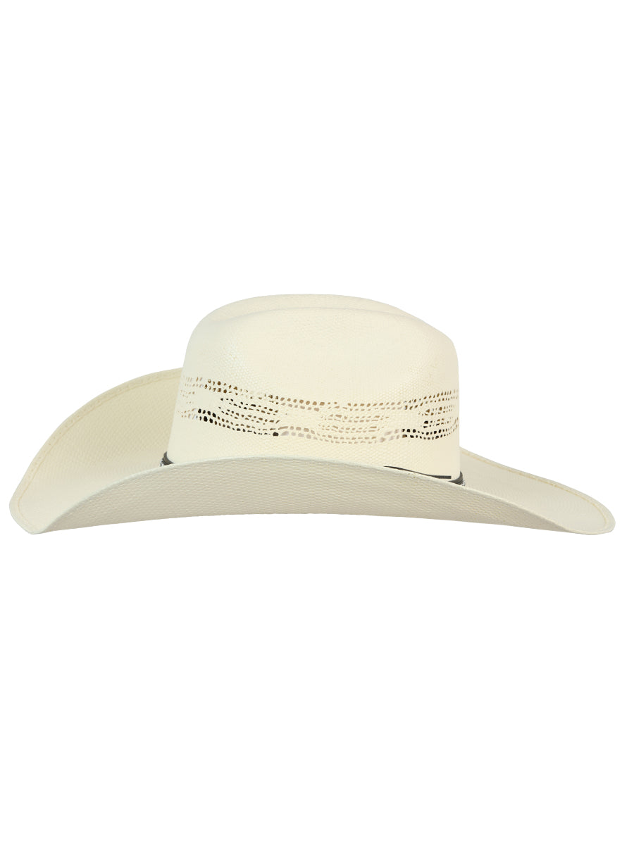 Men&#39;s El General 20X Palm Straw Western Hat - Bangora Toro 45763