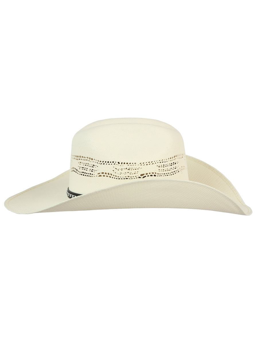 Men&#39;s El General 20X Palm Straw Western Hat - Bangora Toro 45763
