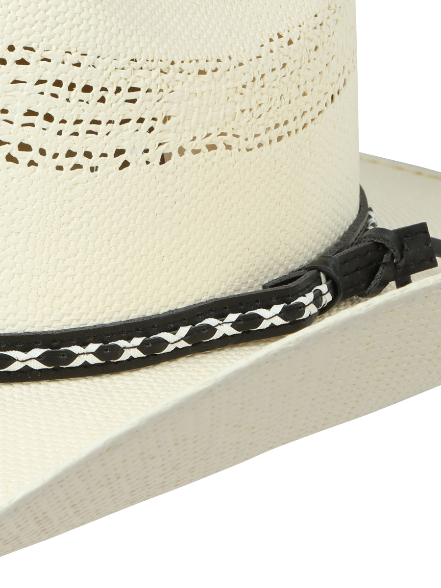 Men&#39;s El General 20X Palm Straw Western Hat - Bangora Toro 45763