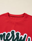 Christmas Merry Script Holiday Sweatshirt