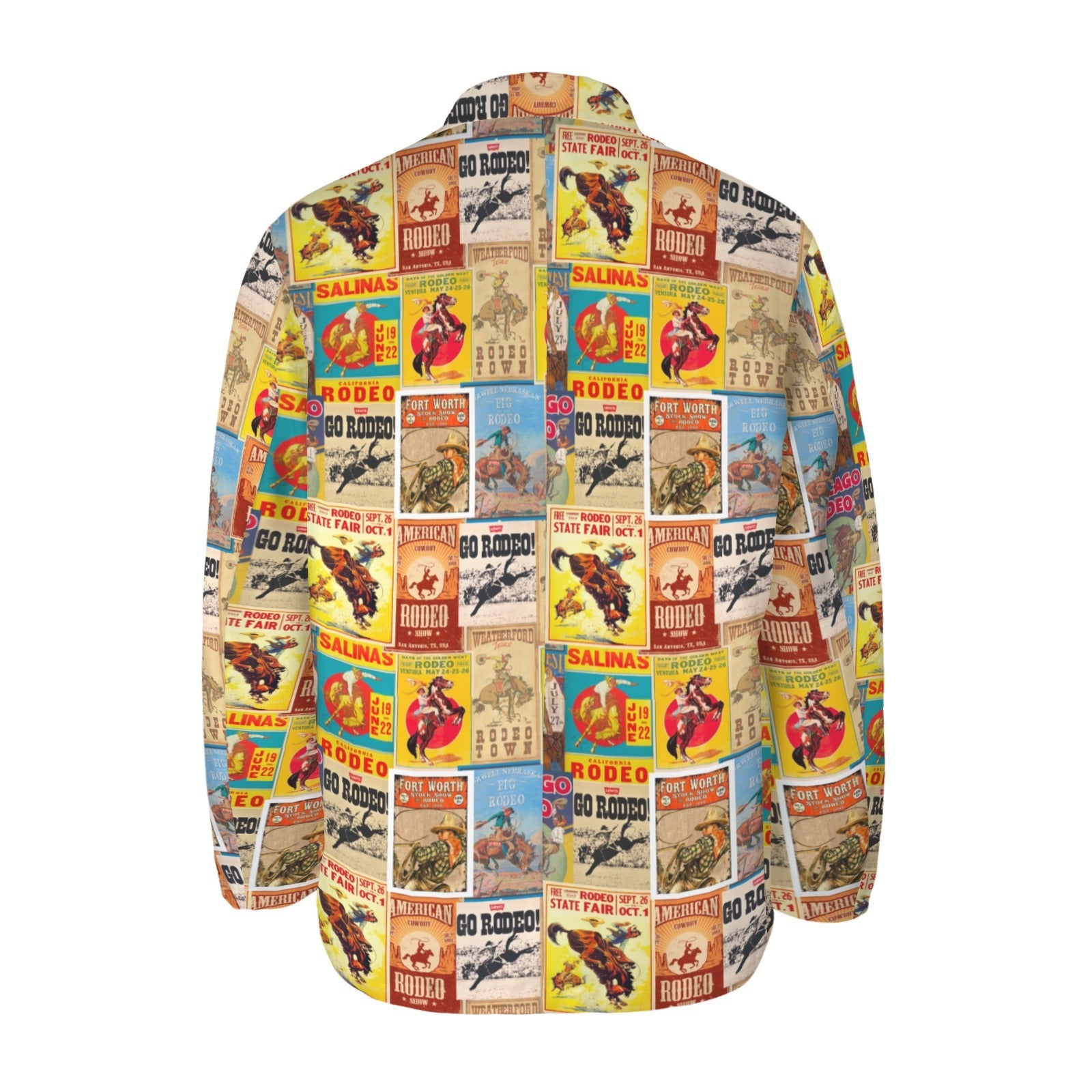 Men&#39;s Vintage Rodeo Poster Blazer