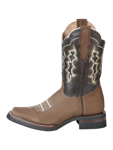 El General Rodeo Boot - Nobuck Camel 51113