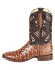 El General Rodeo Boot - Printed Ostrich Shedron 51239