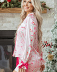 Paisley Tie 2pcs Pajama Set