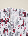 Christmas Deer Shirt and Shorts Lounge Set