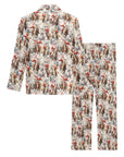 Western Santa Christmas Men's Pajamas