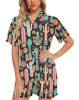 Cactus Obsessed Women's Western Pajama Set