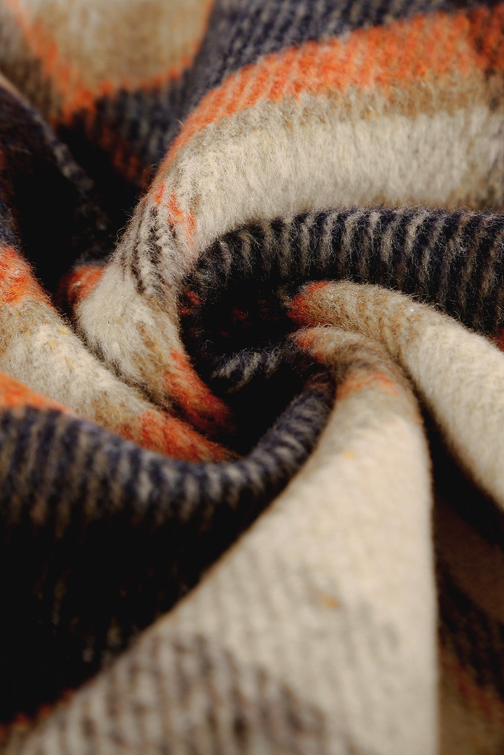 Plaid Pocketed Button Front Shacket