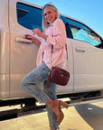 The Alice Button Up in Pink