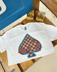 Checkered Spade TEE or CREWNECK