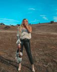 Maria Cowhide Fringe Purse