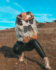 Maria Cowhide Fringe Purse