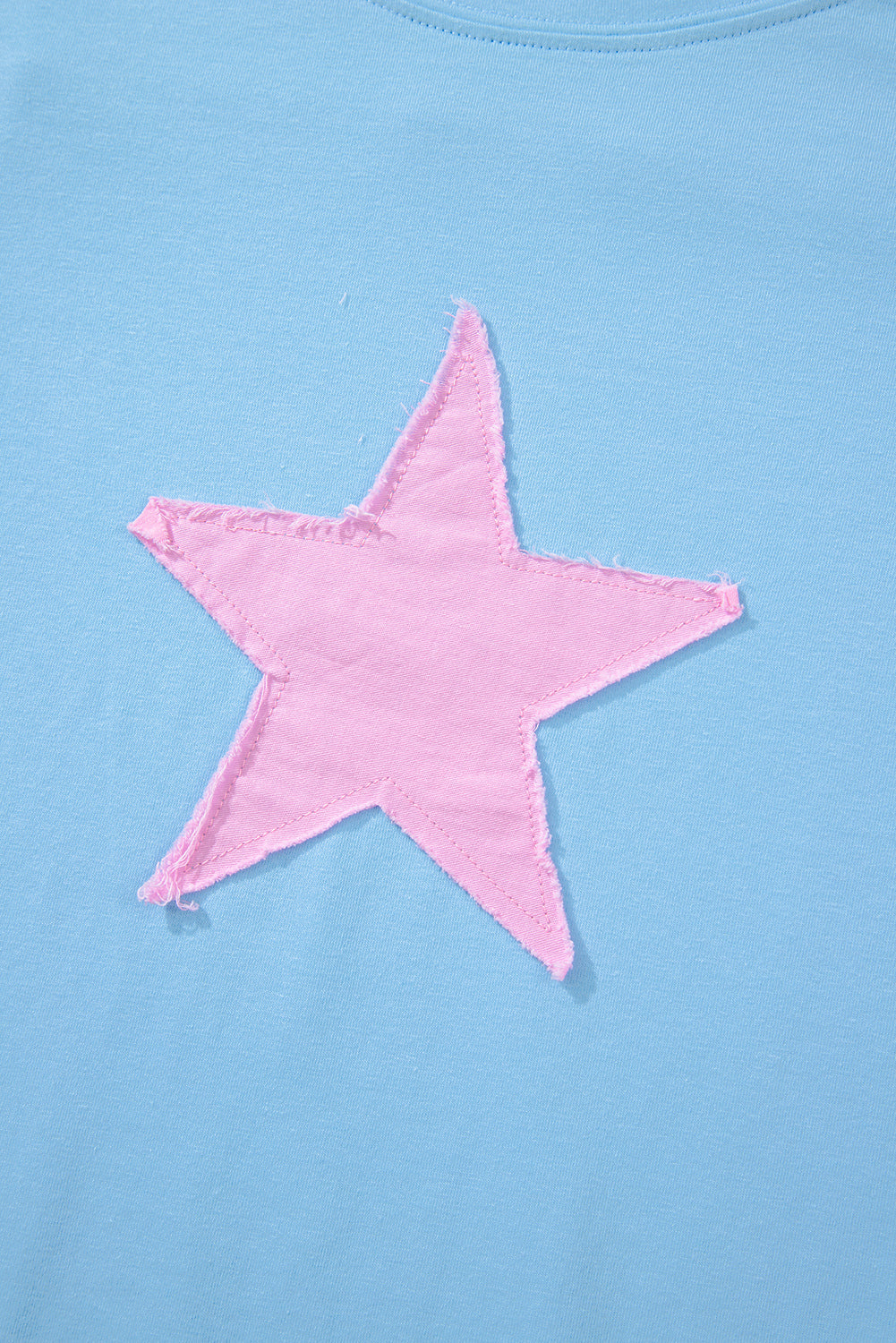 Star Patchwork Short Sleeve T-Shirt