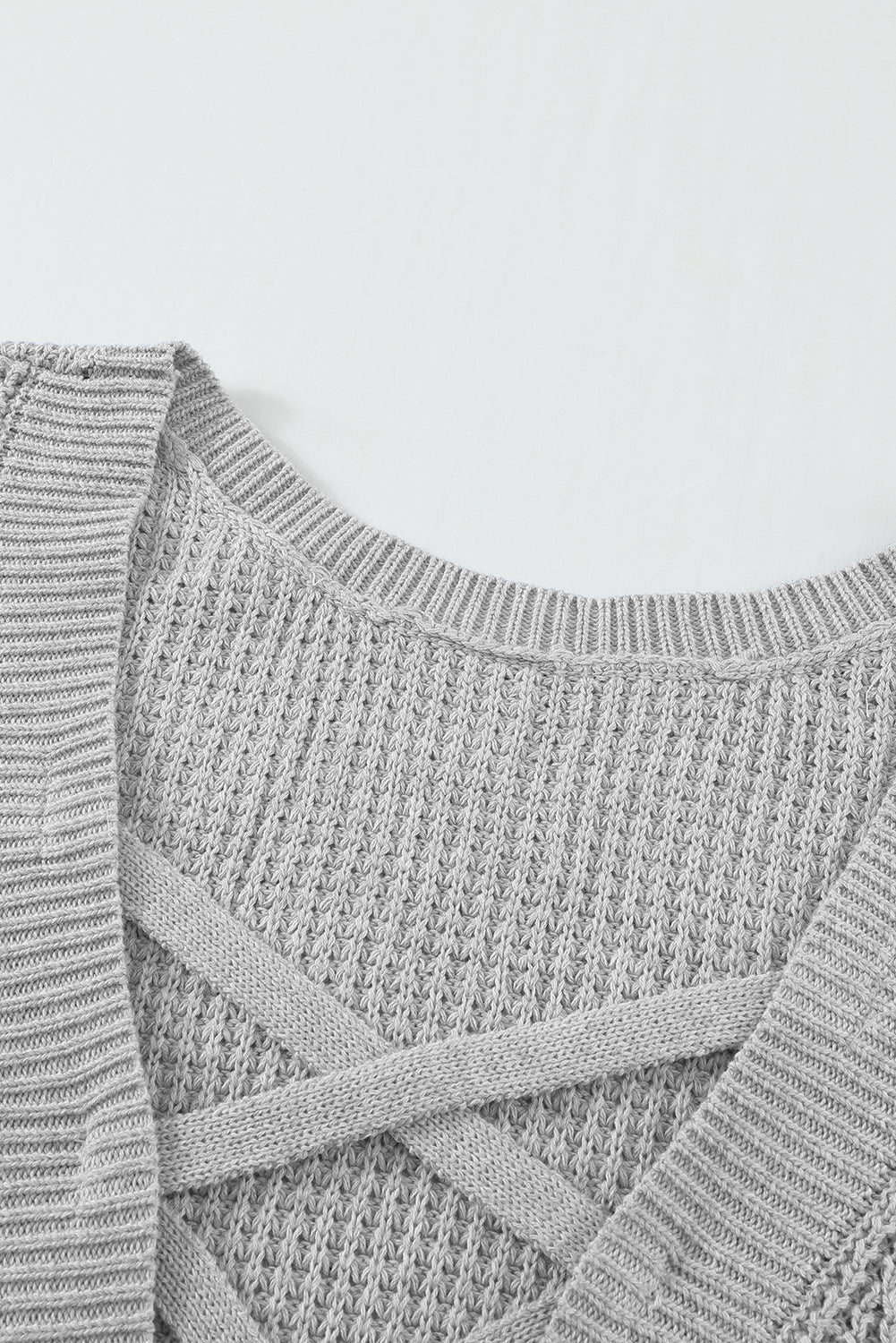Amelia Back Hollow Out Sweater