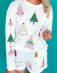 Christmas Tree Top and Shorts Pajama Set