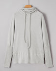 Amber Drawstring Cowl Oversize Top