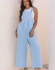 Ava Waist Wide Leg Overall