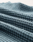 Birdie Scoop Neck Waffle Knit Flowy Tank