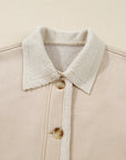 Western Suede Sherpa Lined Jacket