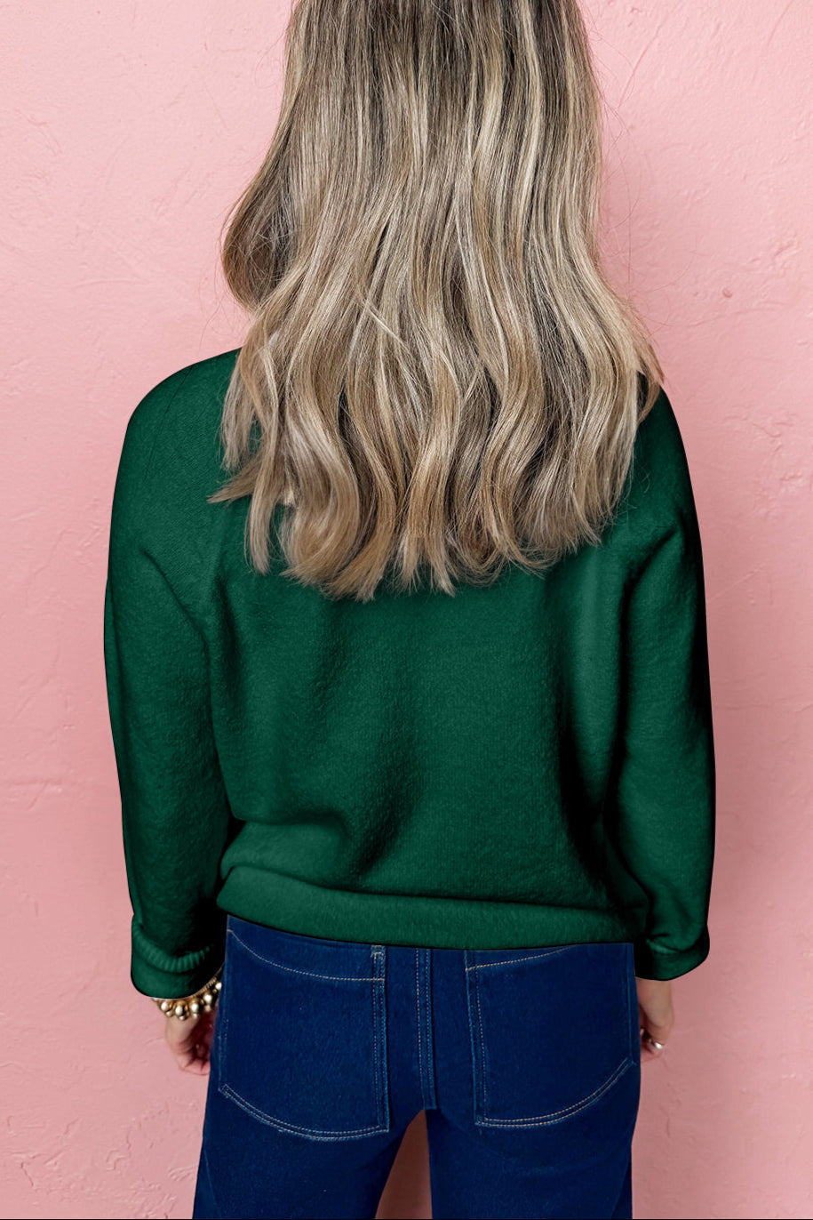 MERRY Christmas Raglan Sleeve Sweater