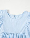 Scallop Embroidered Short Sleeve Top