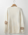 Christmas Snowflake Crewneck Sweater