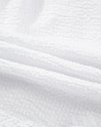 Stripe Ruffle Bubble Sleeve Shirt