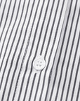 Striped Casual Shirred Cuffs Shirt