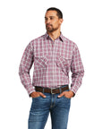 Ariat Pro Judson Classic Fit Snap- Rose Bud