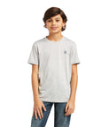 Ariat Boys Echo Gray Charger Tee
